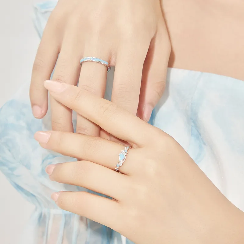 Lao Feng Xiang S925 Sterling Silver Rings Unisex-3