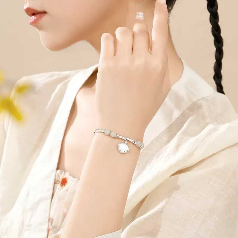 Lao Feng Xiang S925 Silver Bracelets Women's-6