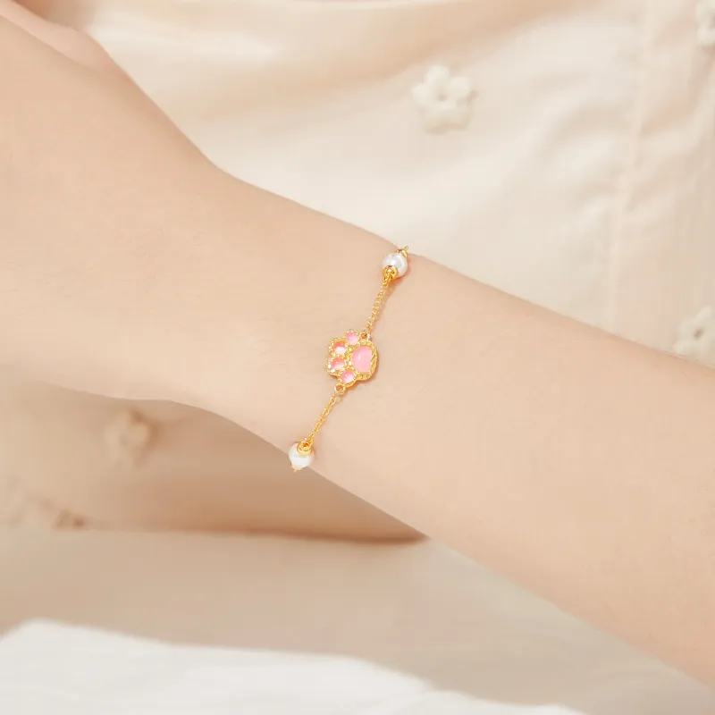 Lao Feng Xiang S925 Silver Bracelets Women's-1