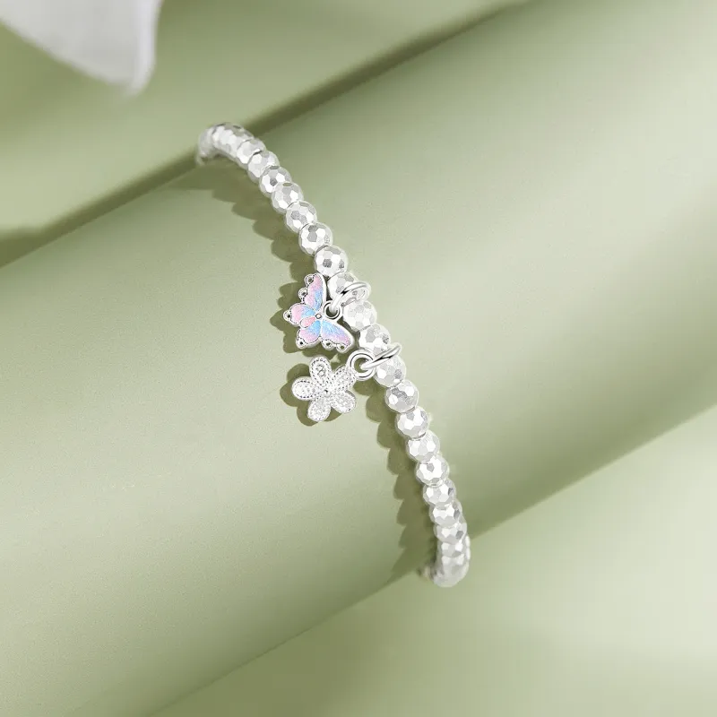 Lao Feng Xiang S999 Silver Women's Bracelet Women's-2