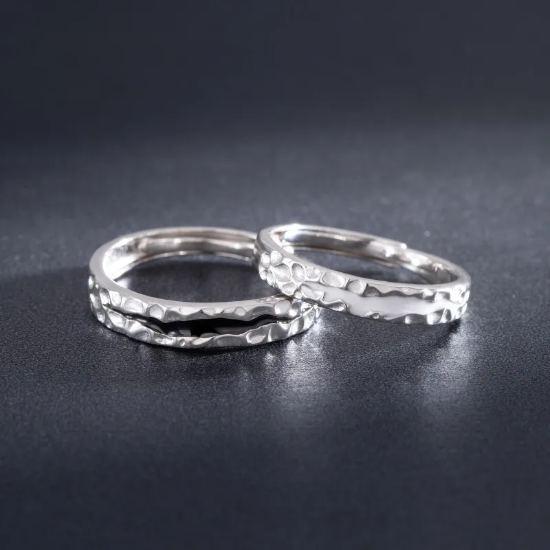 Lao Feng Xiang S925 Silver Rings Unisex-13