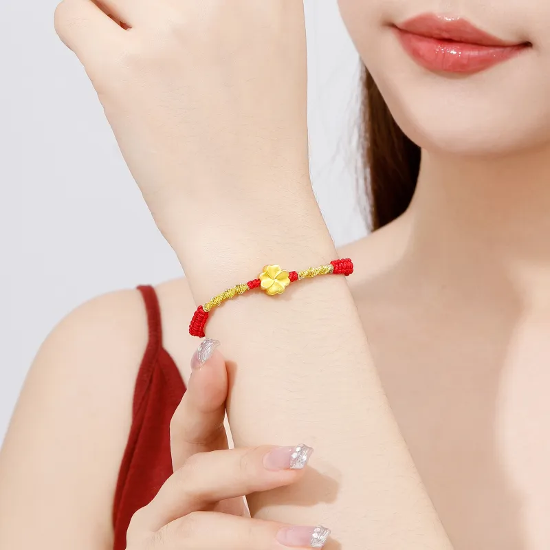 Lao Feng Xiang S990 Silver Bracelets Women's-1