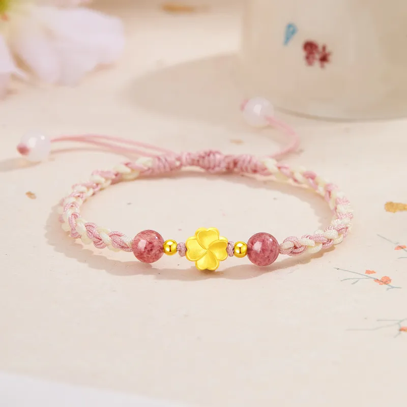 Lao Feng Xiang S925 Silver Bracelets Women's-4