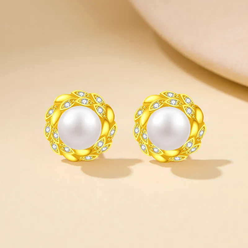 Lao Feng Xiang S925 Silver Earrings Women's-9