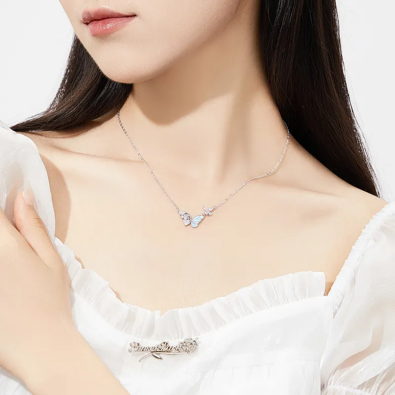 Lao Feng Xiang 925 Sterling Silver Necklaces Women's-6