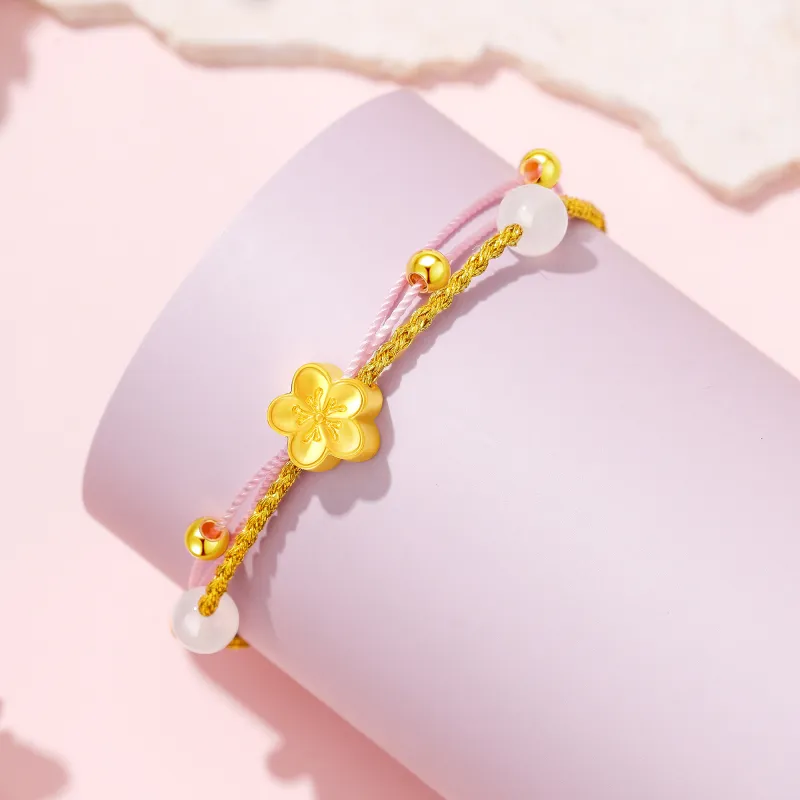 Lao Feng Xiang 925 Sterling Silver Bracelets Women's-6