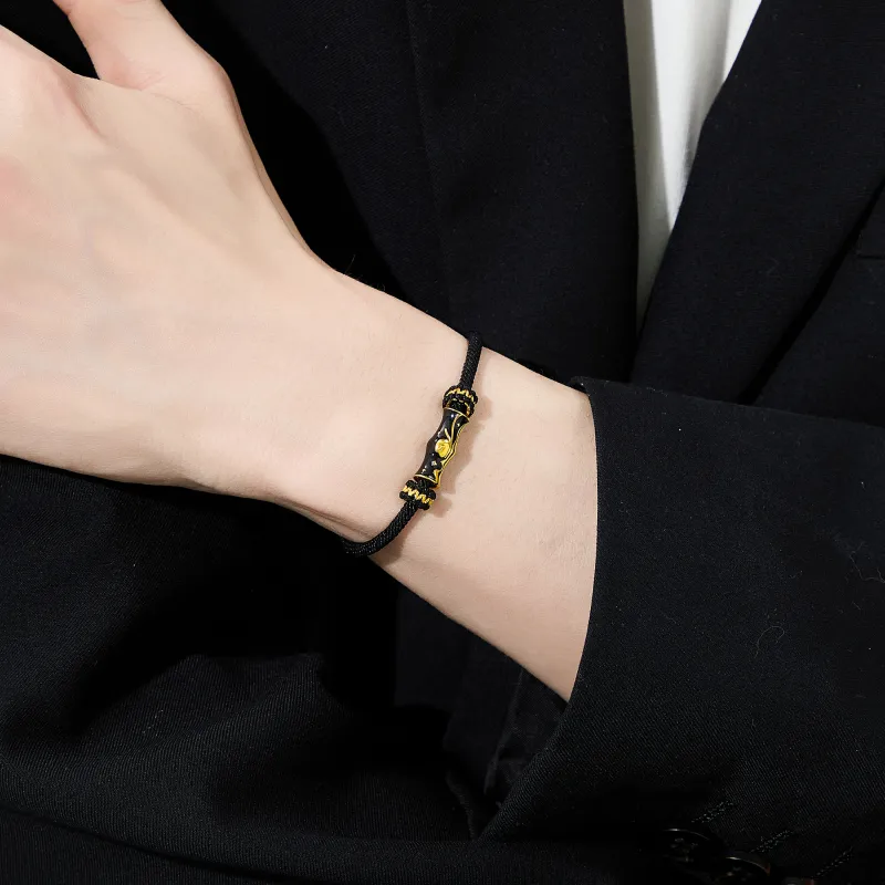 Lao Feng Xiang S925 Silver Bracelets Unisex-9