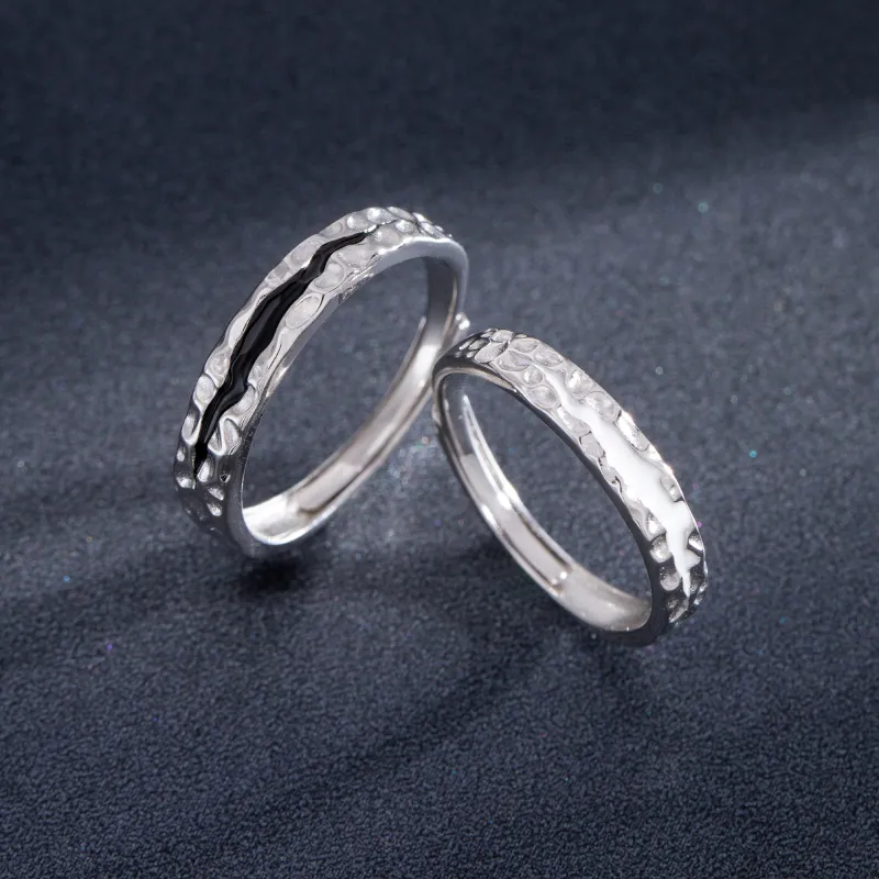 Lao Feng Xiang S925 Silver Rings Unisex-9
