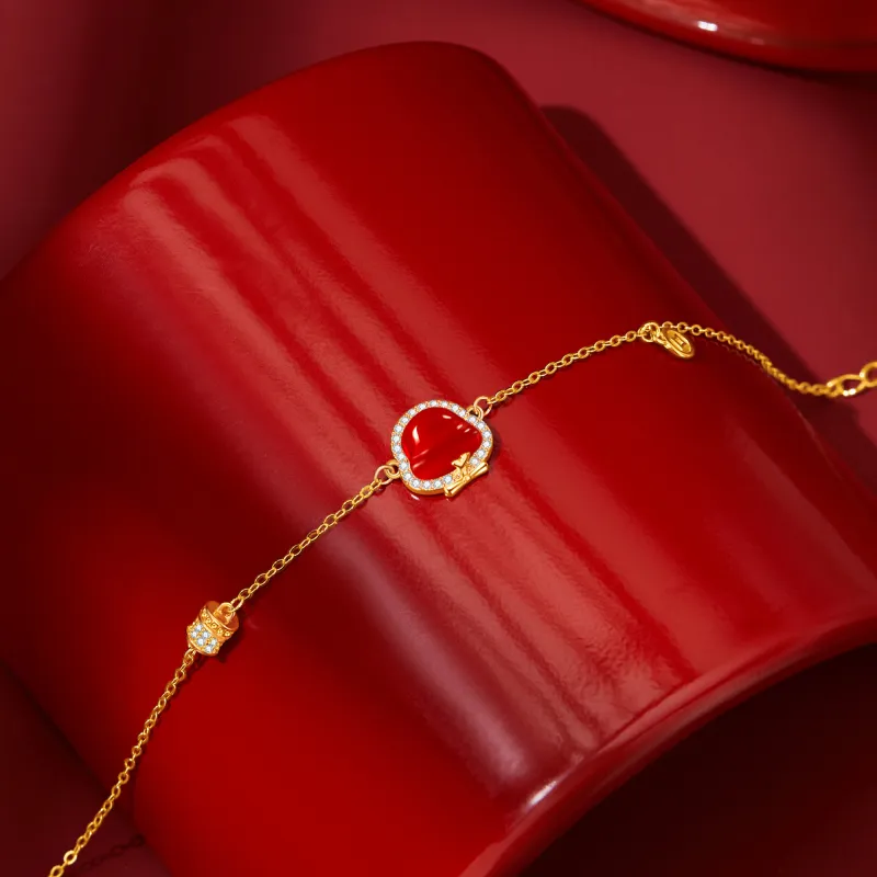 Lao Feng Xiang 925 Sterling Silver Bracelets Women's-5