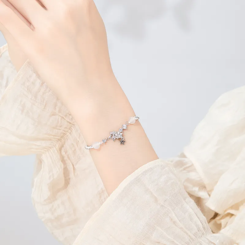 Lao Feng Xiang Natural Chalcedony Bracelets Unisex-2