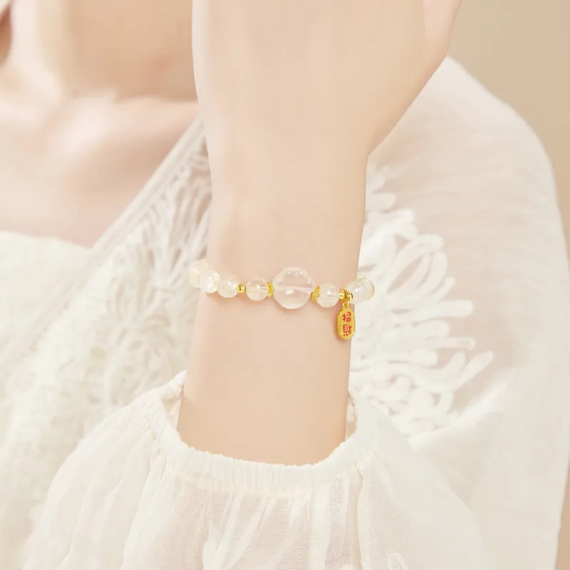 Lao Feng Xiang Chalcedony Bracelets Women's-4