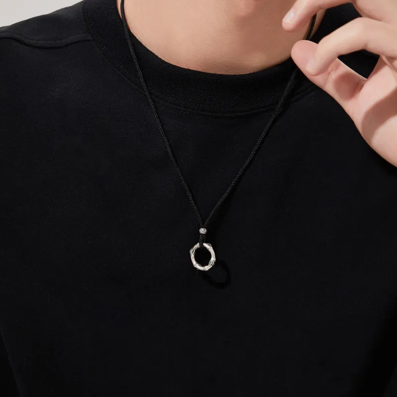 Lao Feng Xiang S999 Silver Sterling Silver Men's Necklace Men's-5