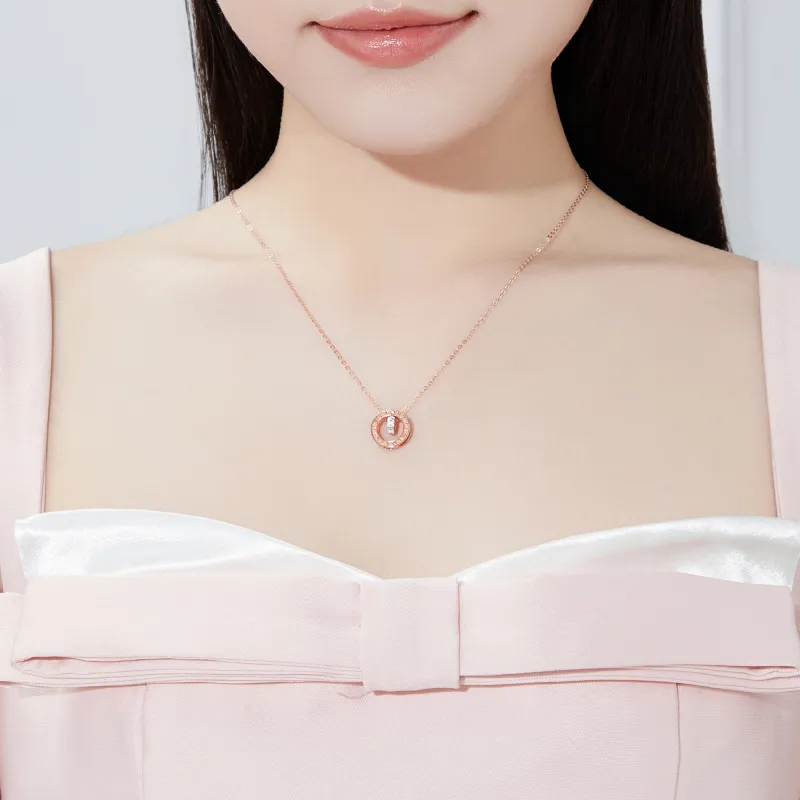 Lao Feng Xiang S925 Silver Necklaces Unisex-8