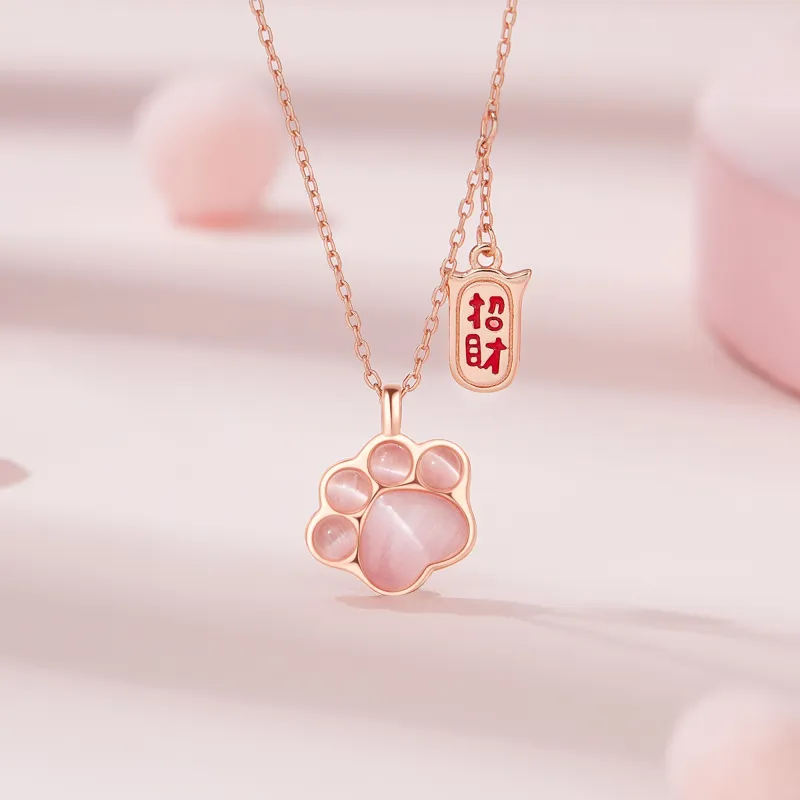 Lao Feng Xiang 925 Sterling Silver Necklaces Women's-6