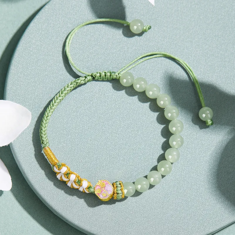 Lao Feng Xiang Chalcedony Bracelets Unisex-4