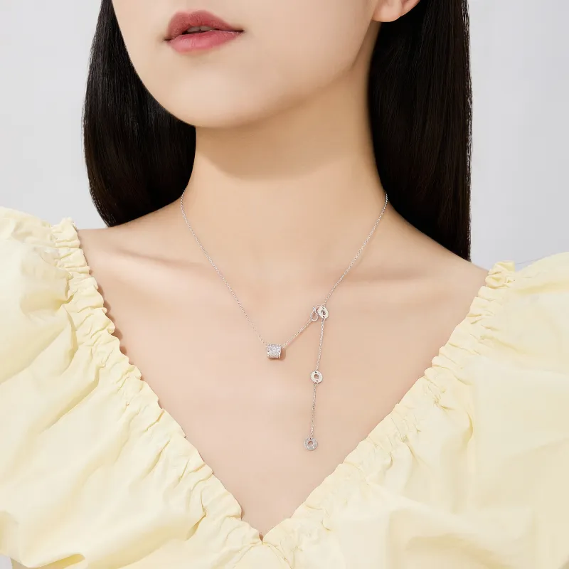 Lao Feng Xiang S999 Fine Silver Necklaces Women's-1