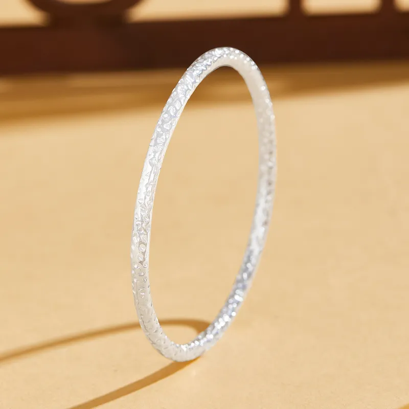 Lao Feng Xiang S999 Fine Silver Sterling Silver Bracelets Women's-1