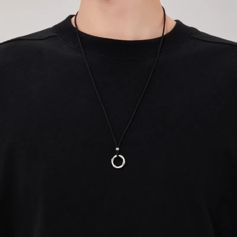Lao Feng Xiang S999 Silver Sterling Silver Men's Necklace Men's-6