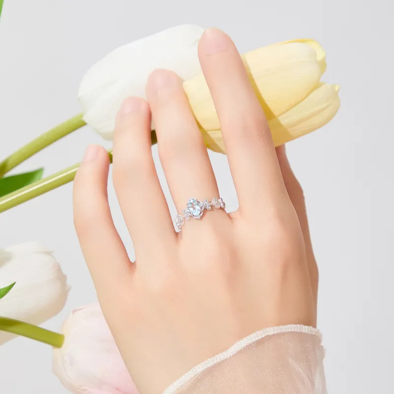 Lao Feng Xiang Natural Topazes Rings Women's-6