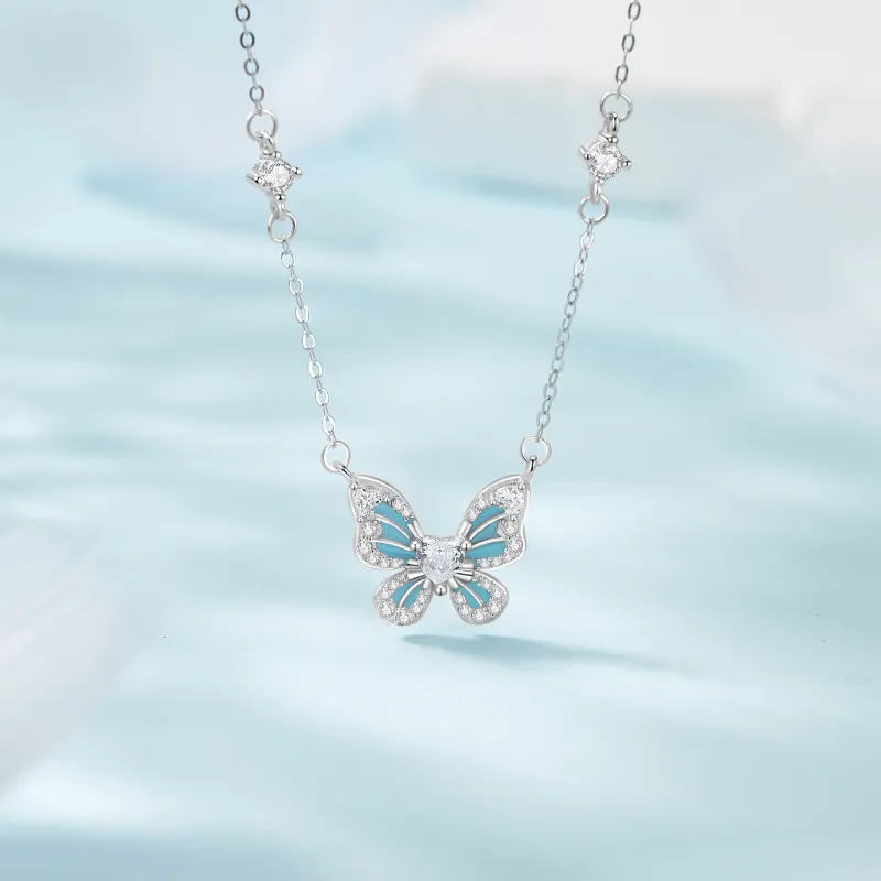 Lao Feng Xiang 925 Sterling Silver Necklaces Women's-14