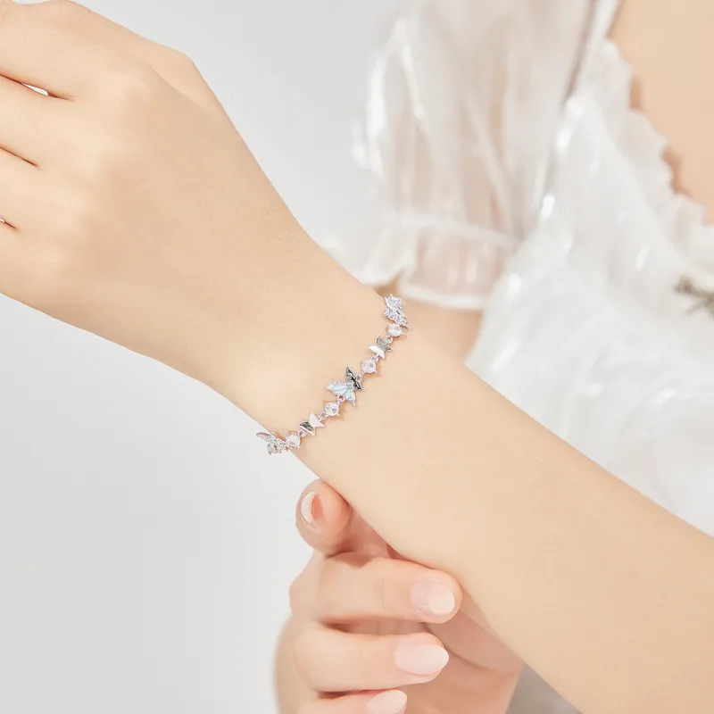 Lao Feng Xiang S925 Silver Bracelets Women's-2
