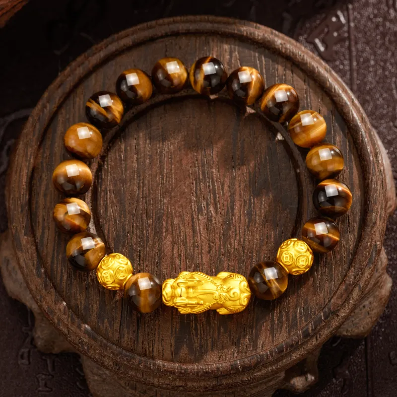 Lao Feng Xiang S999 Fine Silver Bracelets Men's-4