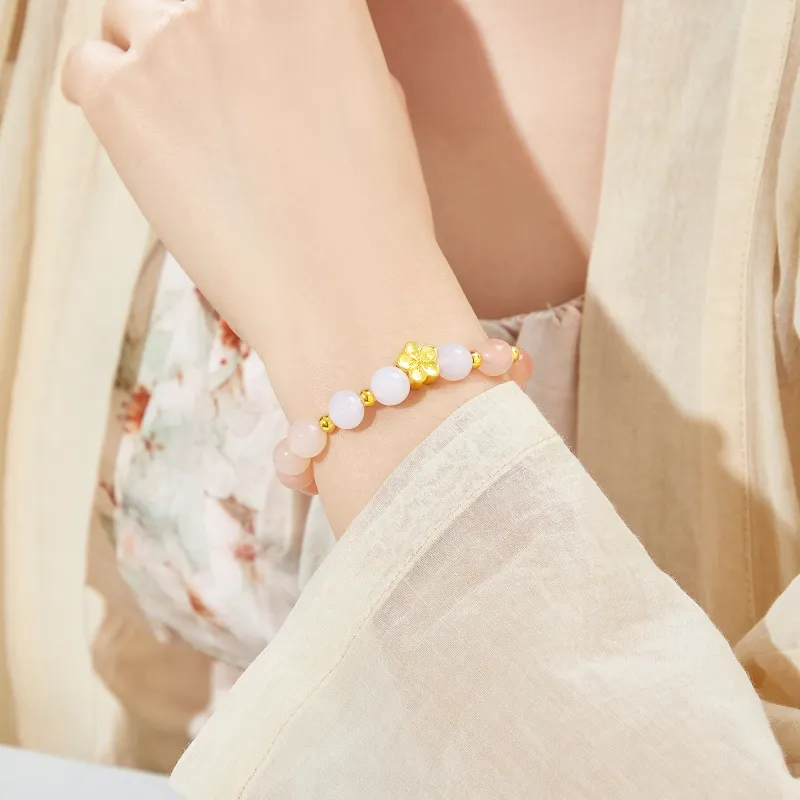 Lao Feng Xiang Agate Bracelets Women's-2