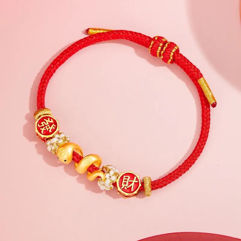 Lao Feng Xiang S925 Silver Bracelets Women's-1