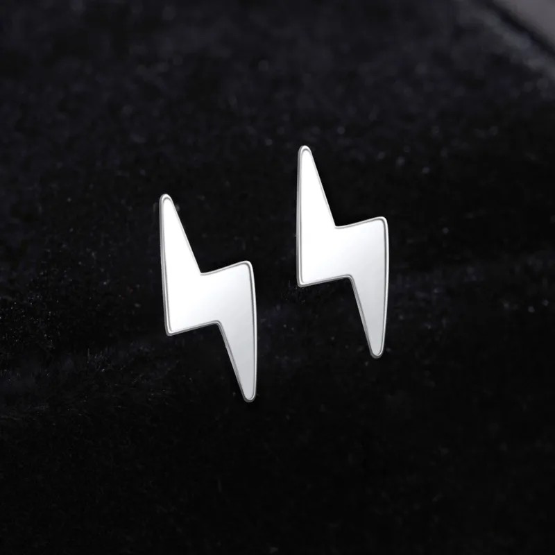 Lao Feng Xiang S999 Fine Silver Stud Earrings Women's-5
