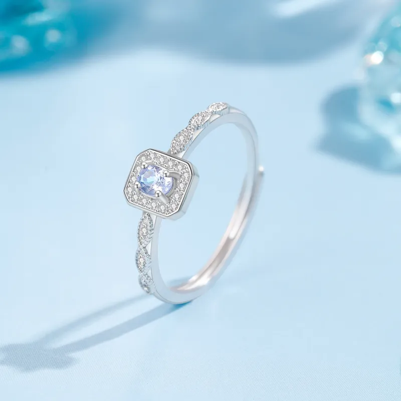 Lao Feng Xiang Tanzanites Rings Women's-3