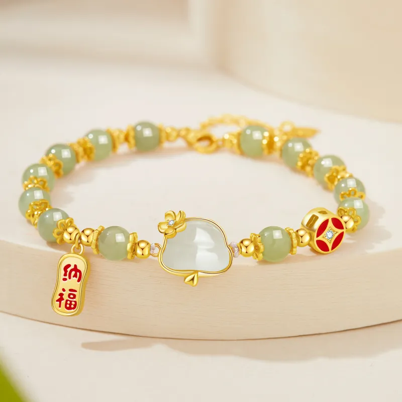 Lao Feng Xiang S925 Sterling Silver Bracelets Women's-3