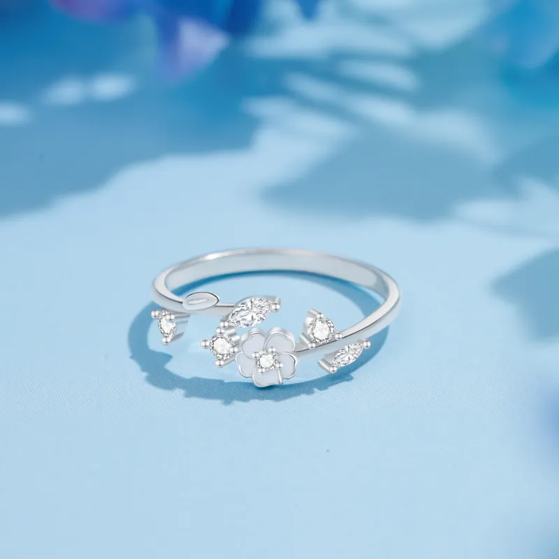 Lao Feng Xiang S925 Silver Rings Women's-2