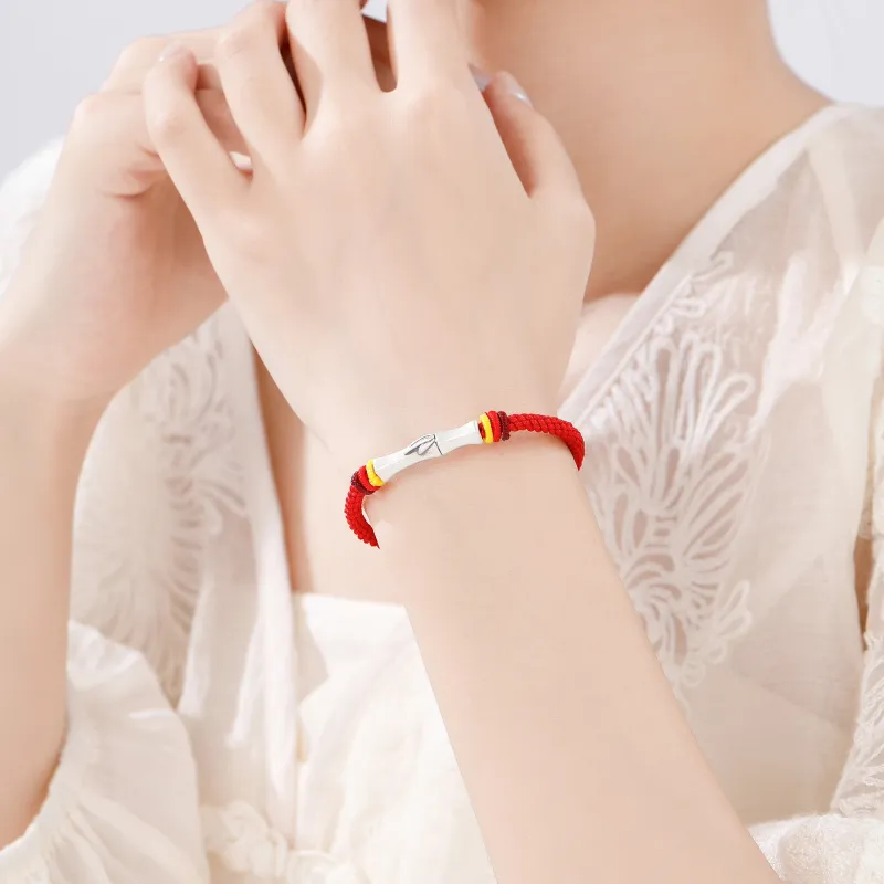 Lao Feng Xiang 999 Fine Silver Bracelets Women's-2