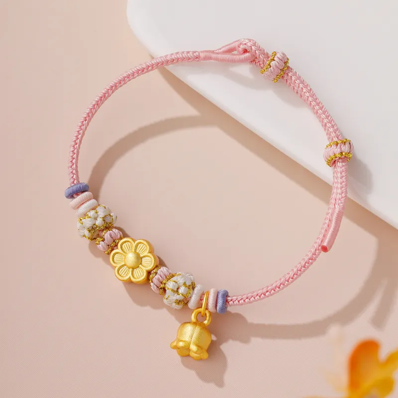 Lao Feng Xiang S999 Fine Silver Bracelets Women's-3