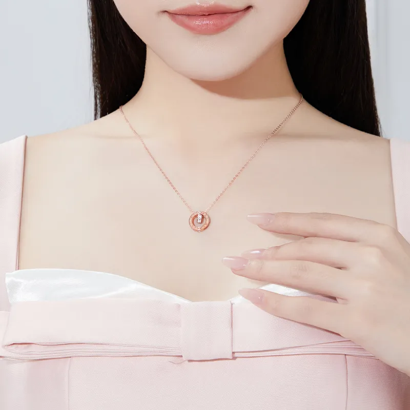 Lao Feng Xiang S925 Silver Necklaces Unisex-6
