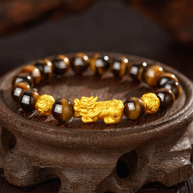 Lao Feng Xiang S999 Fine Silver Bracelets Men's-6
