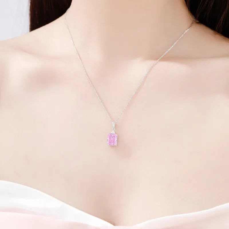 Lao Feng Xiang S925 Silver Necklaces Women's-3