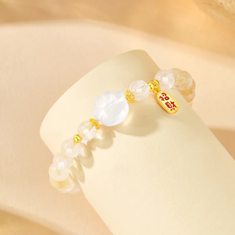 Lao Feng Xiang Chalcedony Bracelets Women's-3