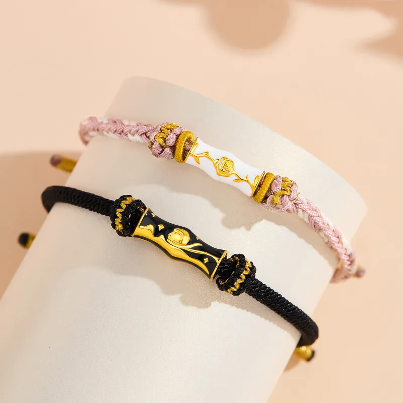 Lao Feng Xiang S925 Silver Bracelets Unisex-1