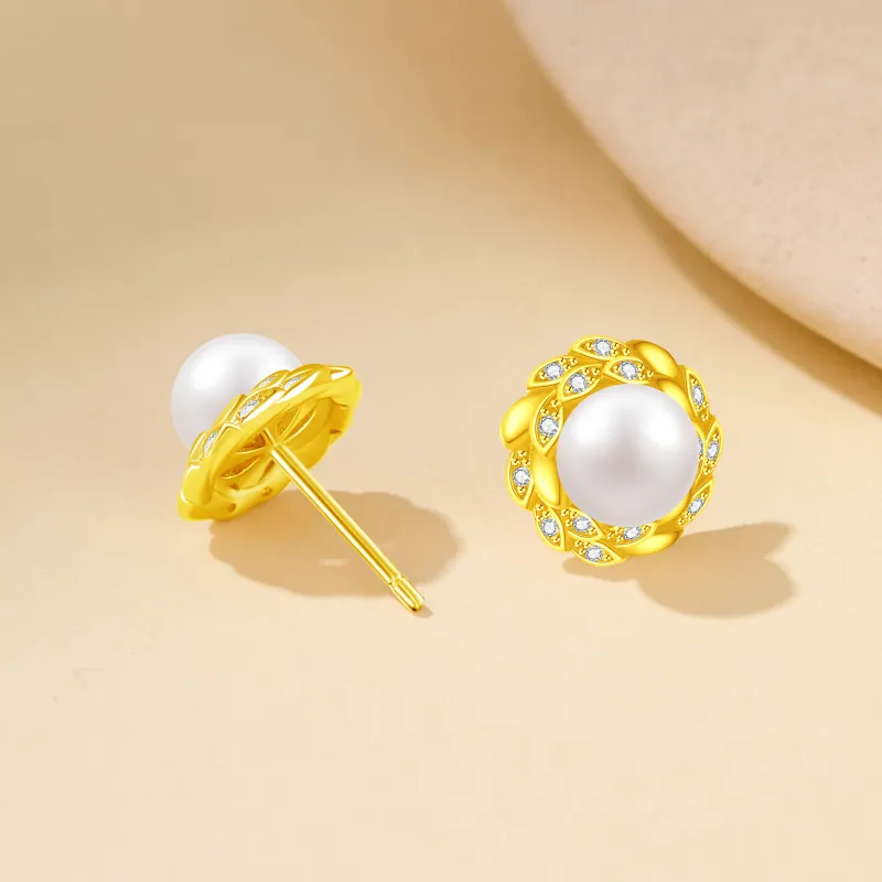 Lao Feng Xiang S925 Silver Earrings Women's-13
