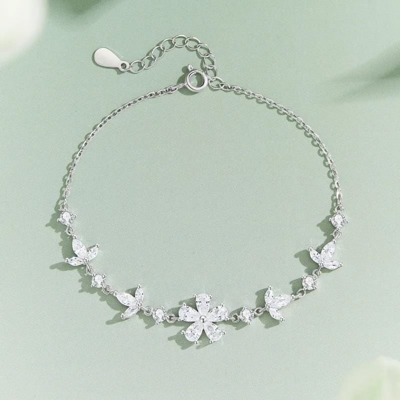 Lao Feng Xiang S925 Silver Bracelets Women's-5