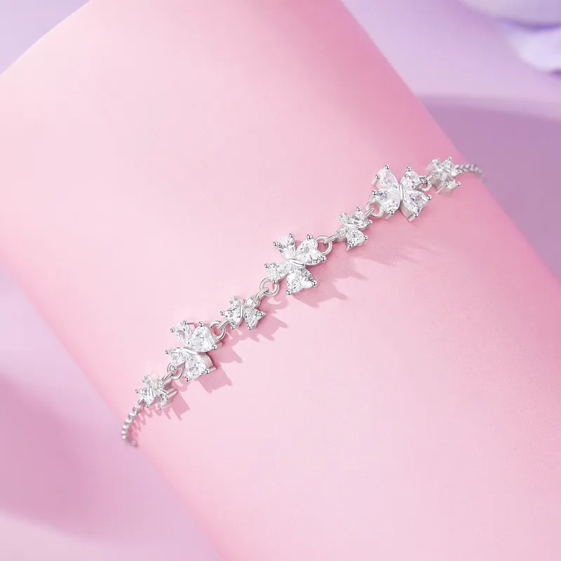 Lao Feng Xiang S925 Silver Bracelets Women's-5