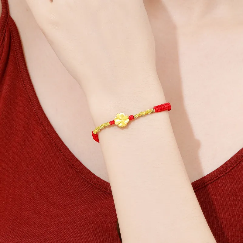 Lao Feng Xiang S990 Silver Bracelets Women's-4