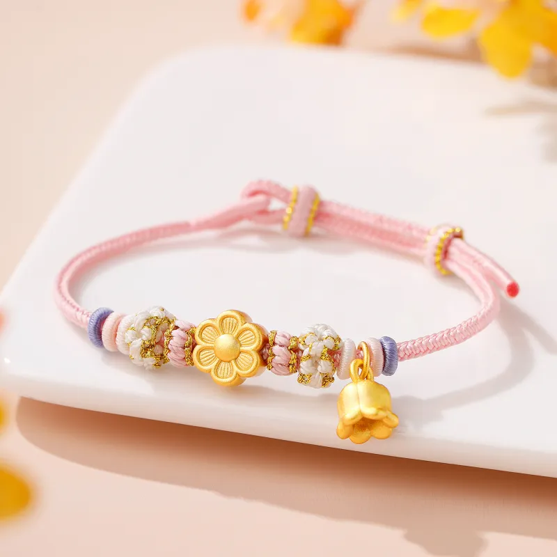Lao Feng Xiang S999 Fine Silver Bracelets Women's-1