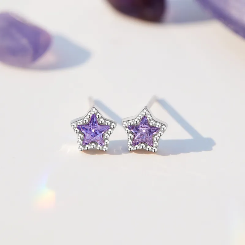 Lao Feng Xiang S925 Silver Pair Of Stud Earrings Women's-12