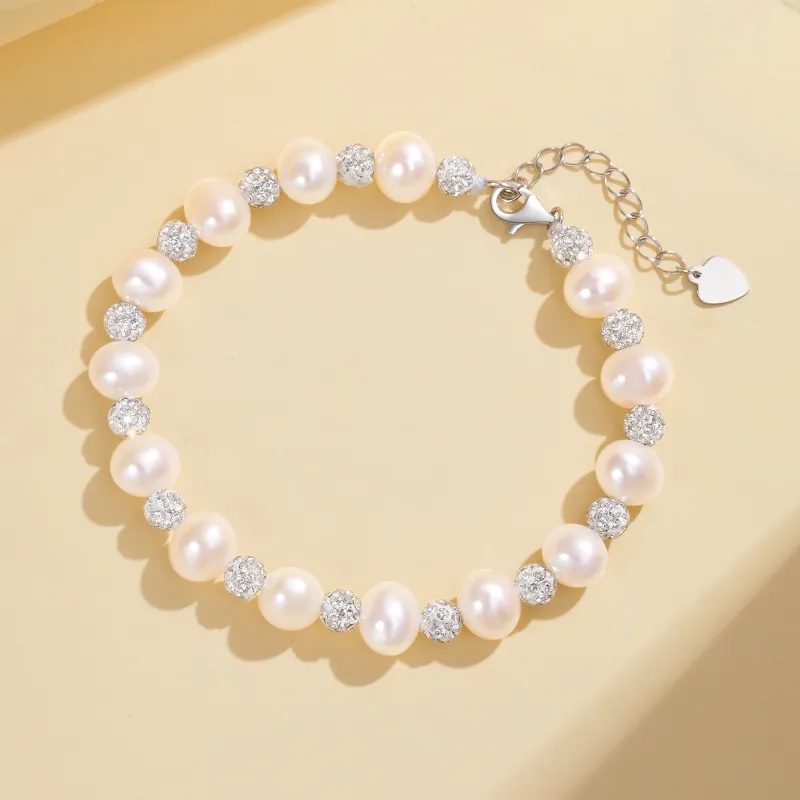 Lao Feng Xiang Pearl Bracelets Women's-3
