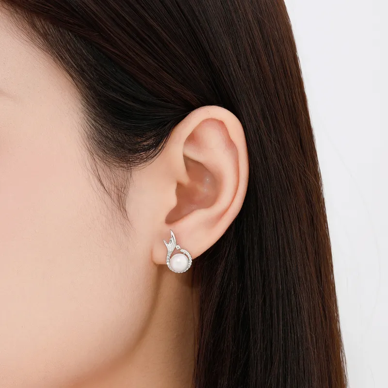 Lao Feng Xiang S925 Silver Earrings Women's-2