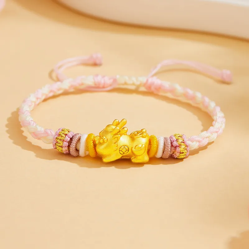 Lao Feng Xiang S990 Silver Bracelets Unisex-3