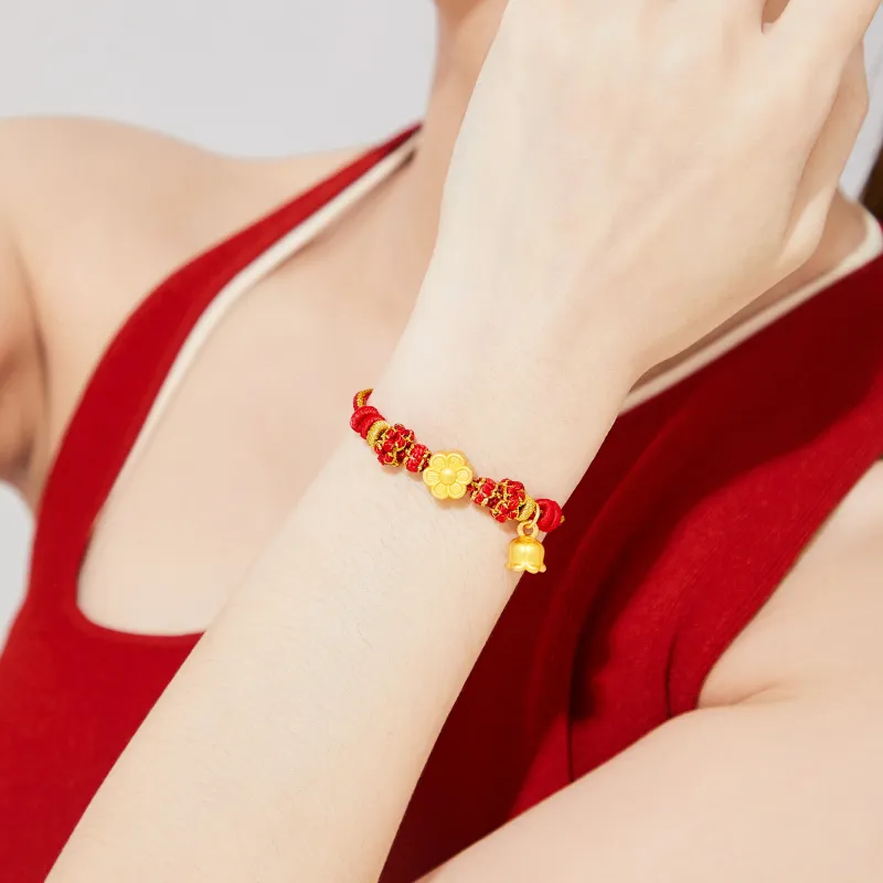 Lao Feng Xiang S999 Fine Silver Bracelets Women's-6