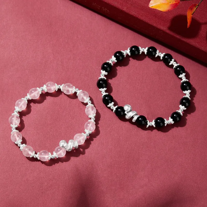 Lao Feng Xiang Crystal Bracelets Unisex-5